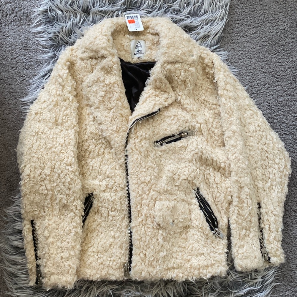 Unif x Urban Outfitters Sherpa Moto Jacket